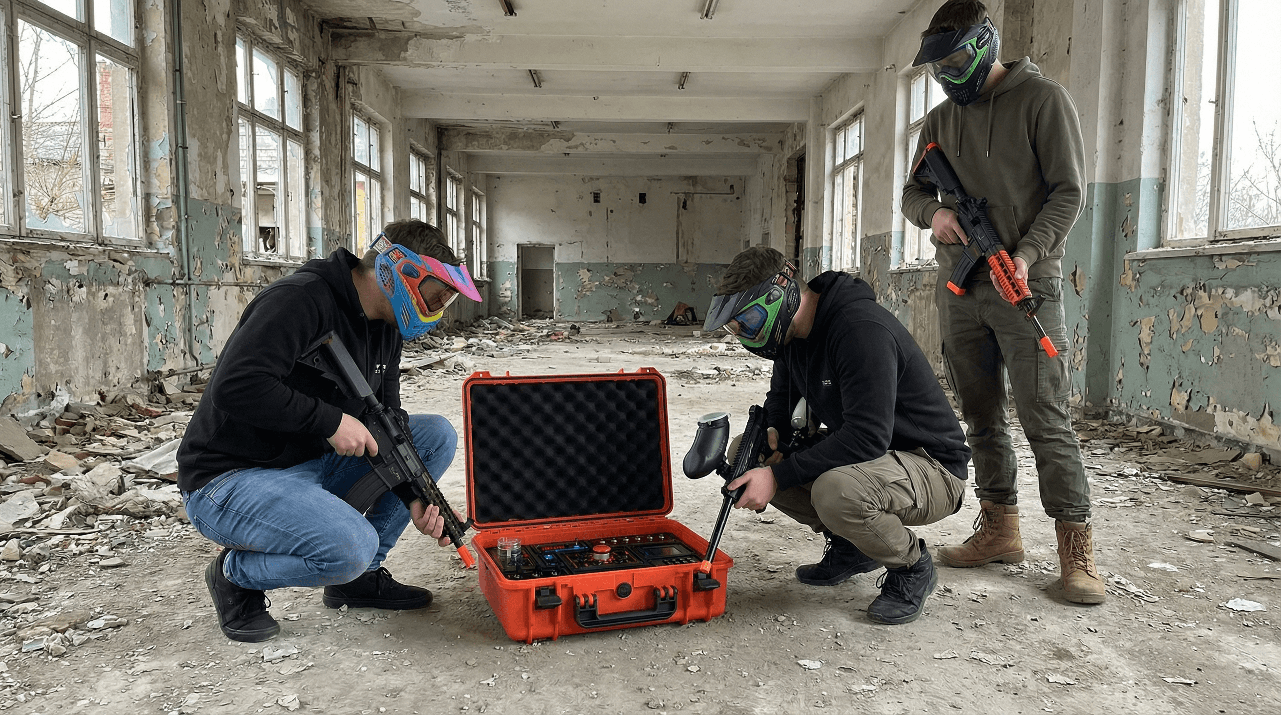 Airsoft range game mode — EX-Core in outdoor tactical play